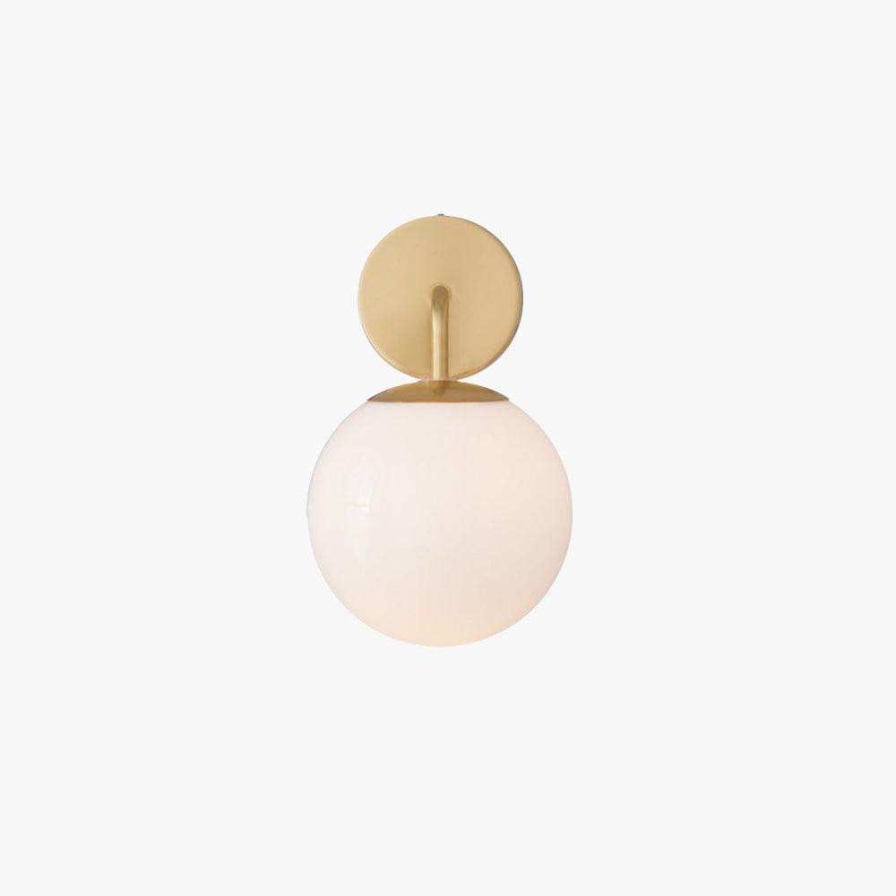 Casotamu Glass Indoor Wall Lamp French Bathroom Bedroom