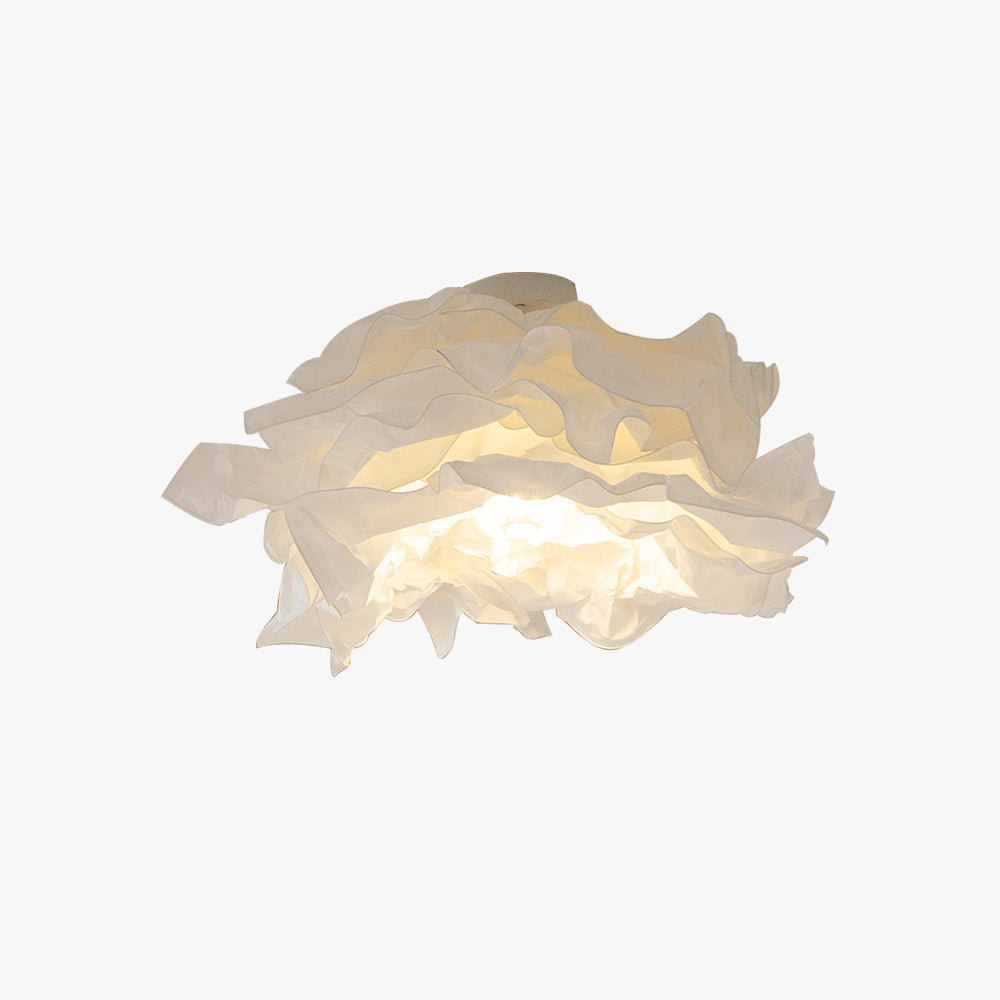 Jenupiko Flush Mount Ceiling Light Design Flower Natural Paper
