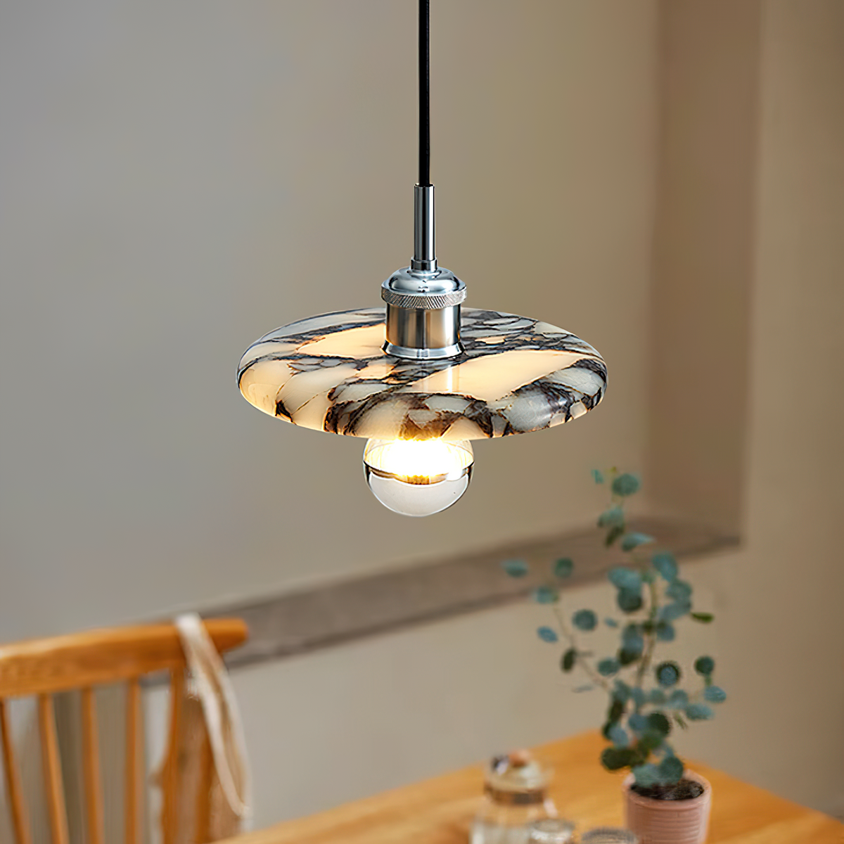 Neroena Nordic Art Marble Pendant Lamp