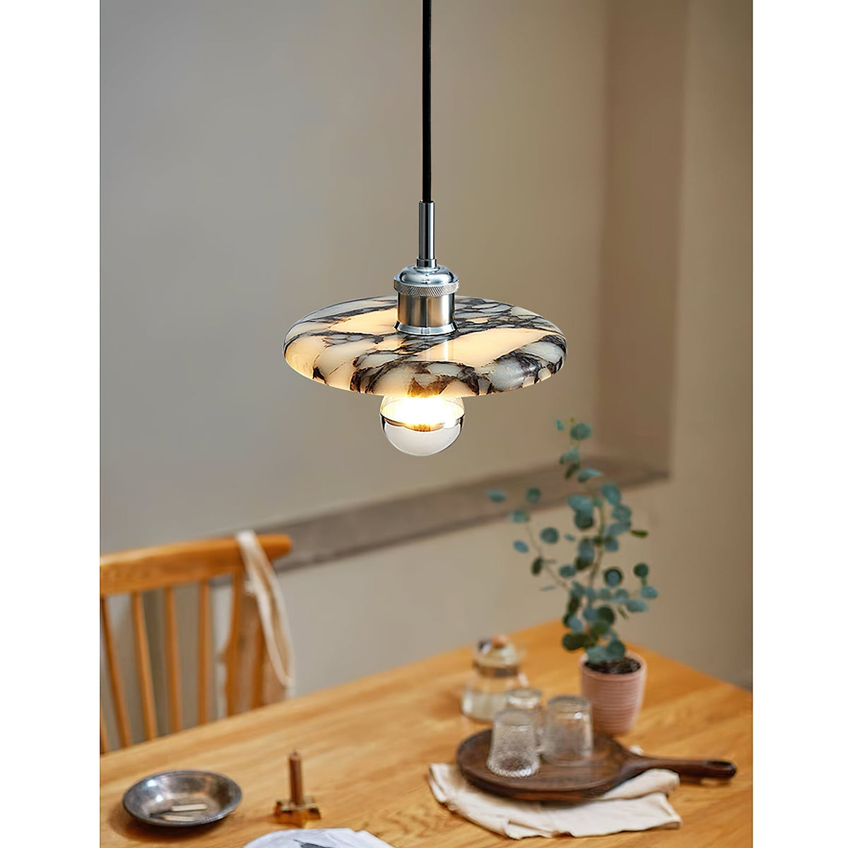 Neroena Nordic Art Marble Pendant Lamp