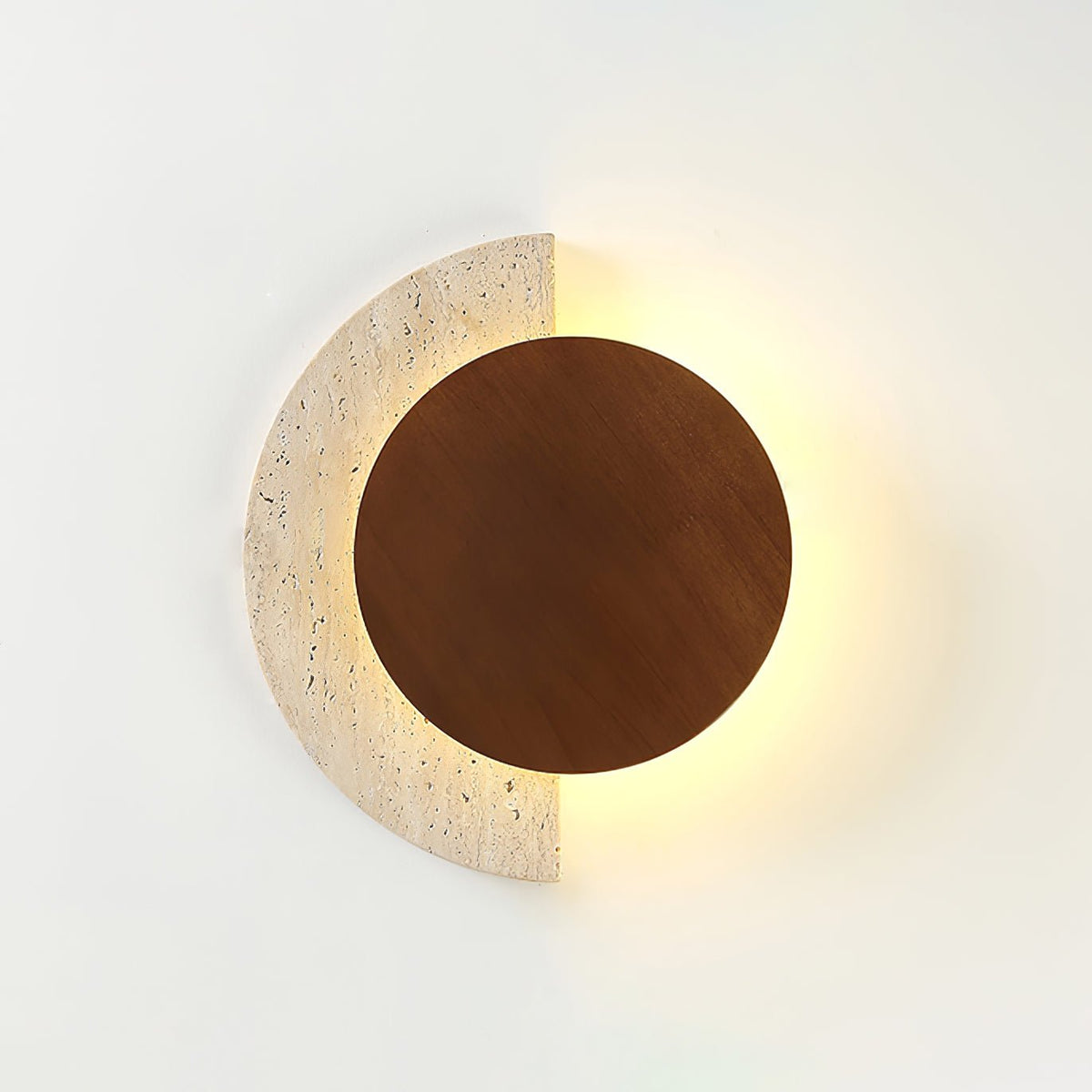 Crescent Halo Plug-in Wall Sconce