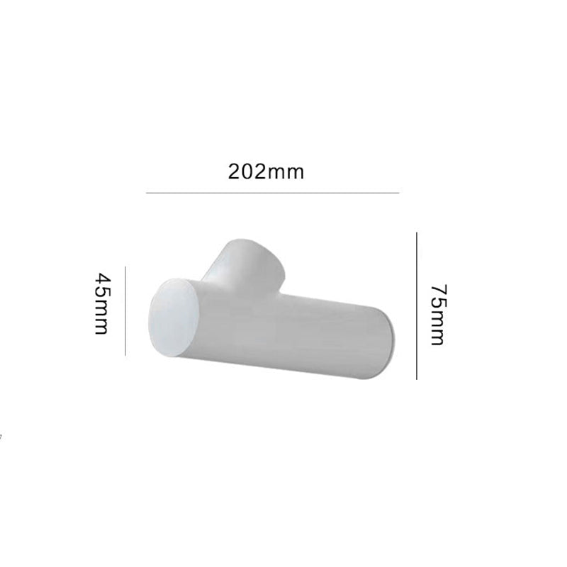 Bukorir Modern Waterproof Outdoor Wall Lighting, White & Black
