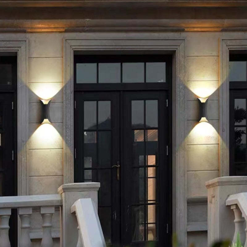 Calyxor Wall Lamp Curved Outdoor Wall Mounted LED-Neutral Decor