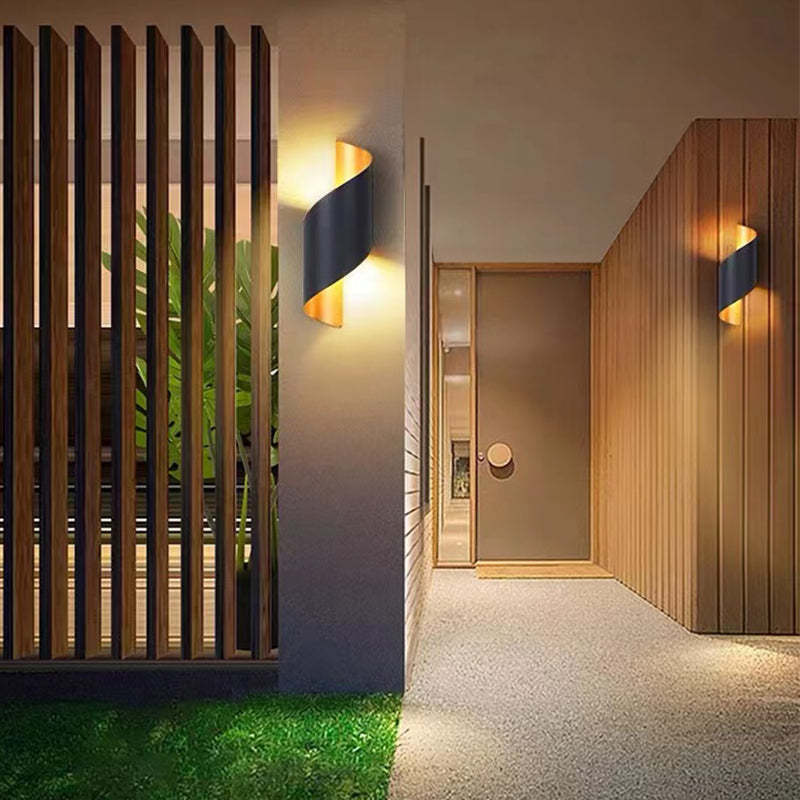 Marqen Wall Lamp Modern Conch Shape Spiral Outdoor-Neutral Decor
