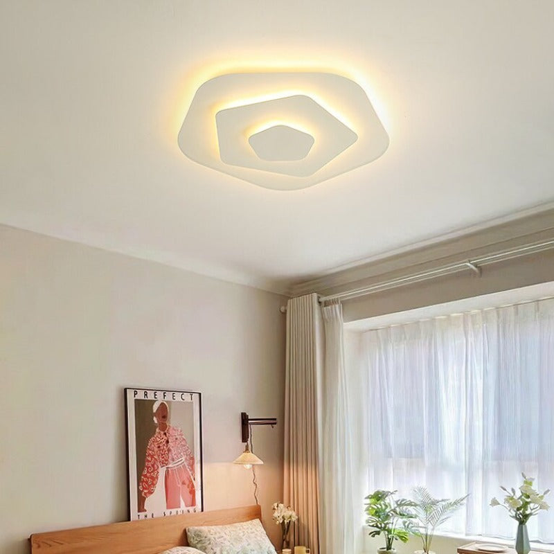 Marvion Ceiling Light White Floral Contemporary-Neutral Decor