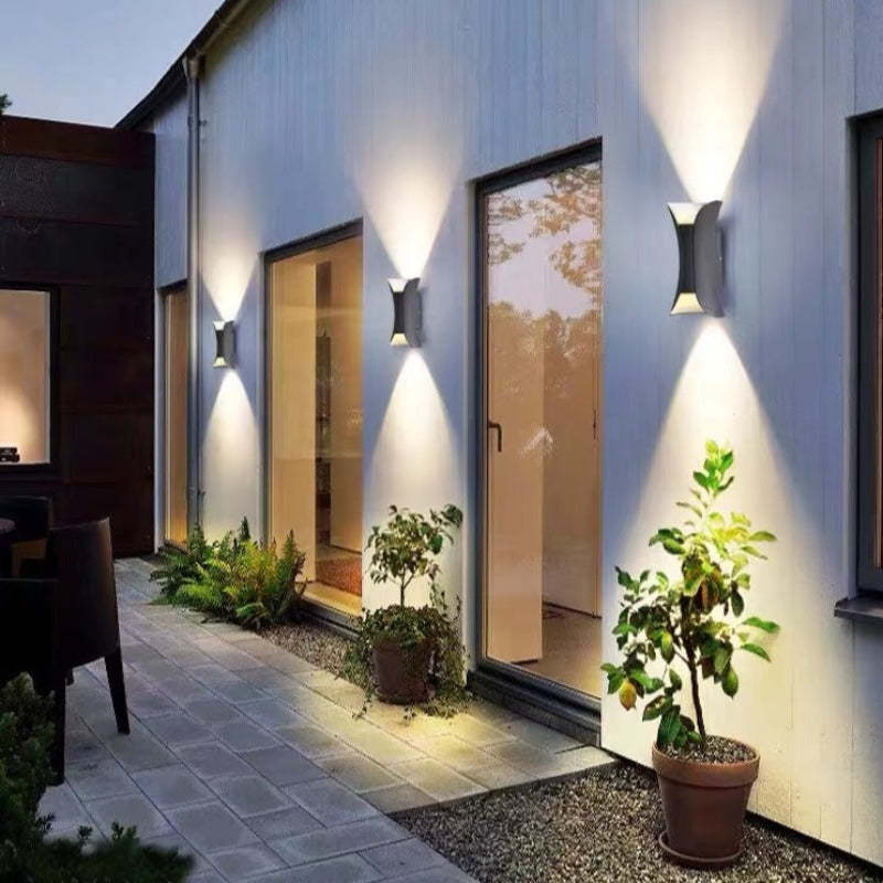 Calyxor Wall Lamp Curved Outdoor Wall Mounted LED-Neutral Decor