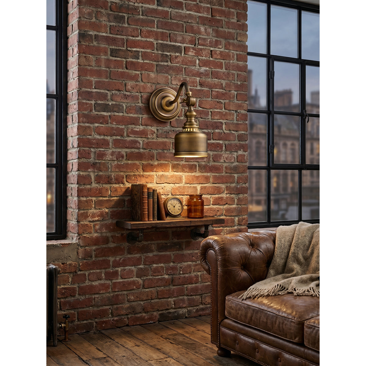 Orelelenne Gooseneck Wall Lamp