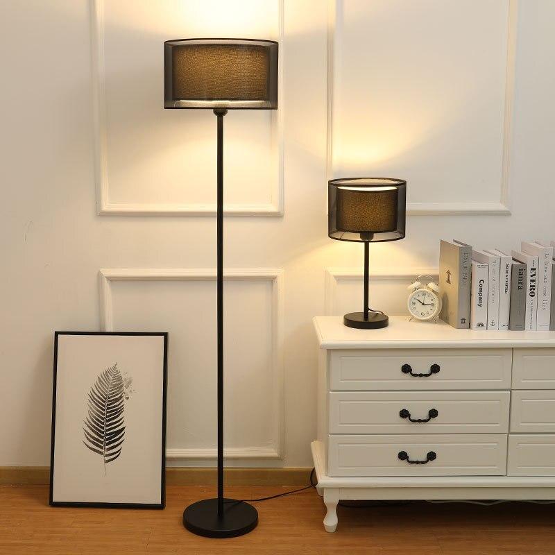 Dukotel Fabric Lampshade Table & Floor Lamp, 2 Colour