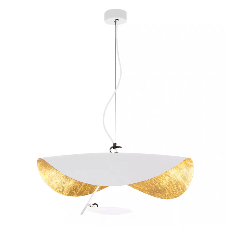 Maleres Pendant Light 3 Colour, Gold Foil Pendant Lights