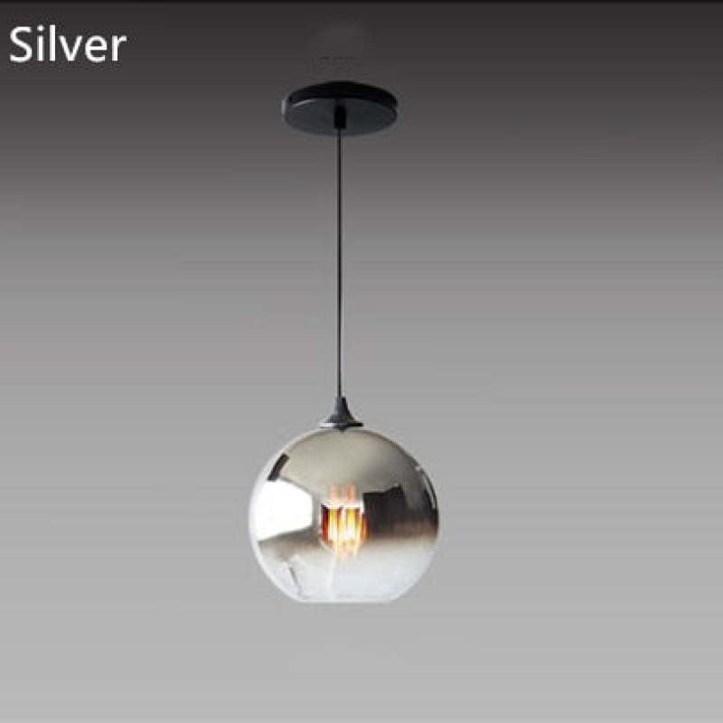 Voriq Frosted Balloon Pendant Light Gradient-Neutral Decor