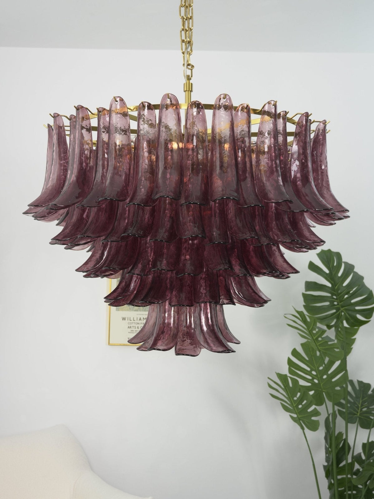 Amethyst Bloom Chandelier