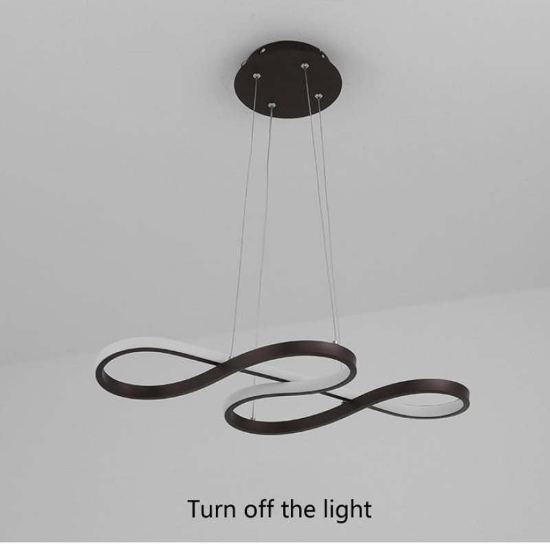Nerin Musical Note Pendant Light, Black & Gold-Neutral Decor