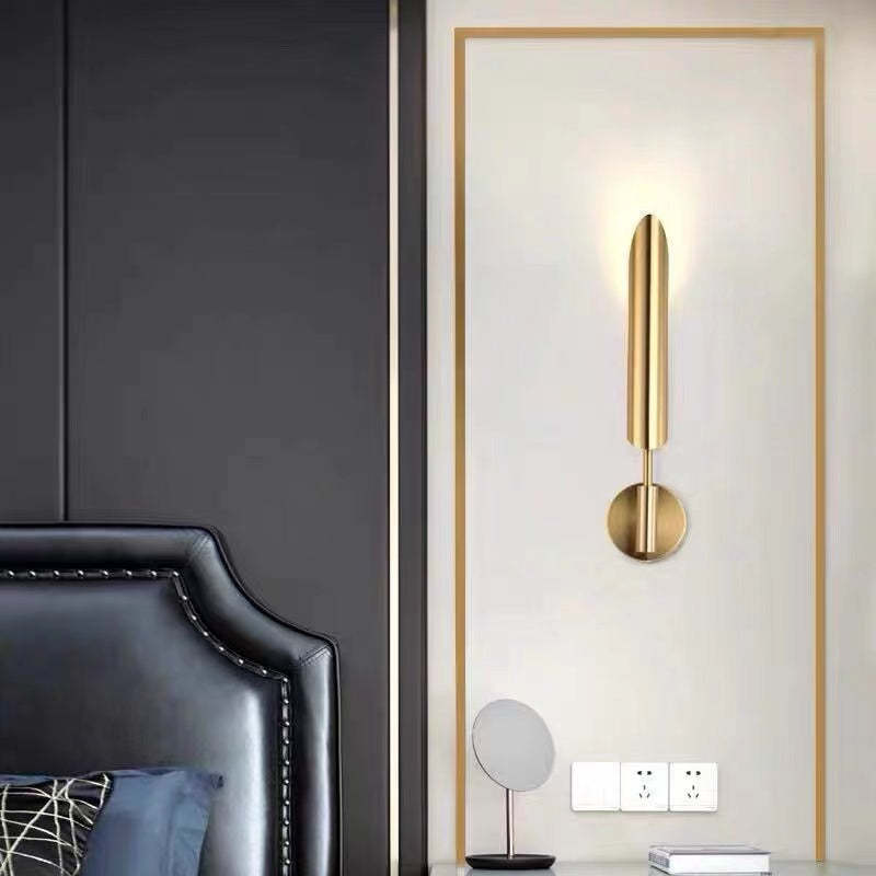 Zorva Wall Lamp Luxury Double-head Golden Scabbard-Neutral Decor