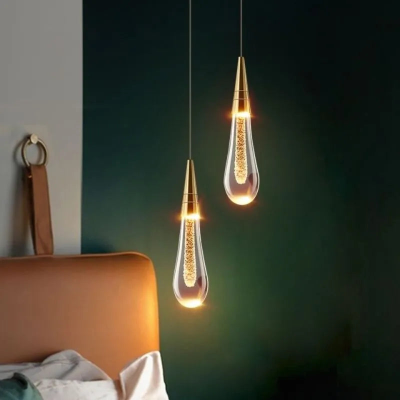 Orlith Pendant Light Gold Crystal-Neutral Decor
