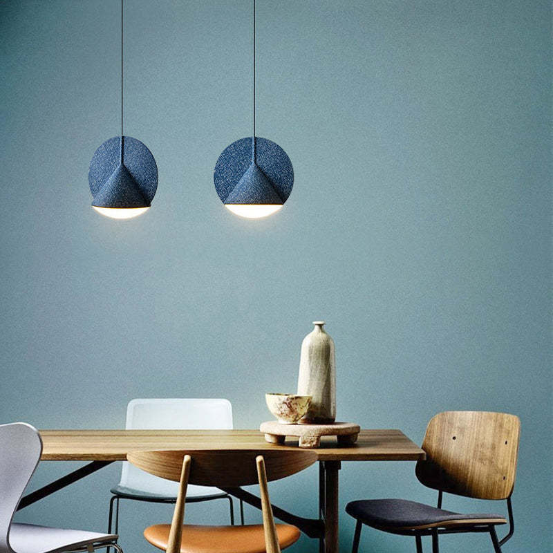 Putudot Modern LED Colorful Shade Hanging Pendant Light