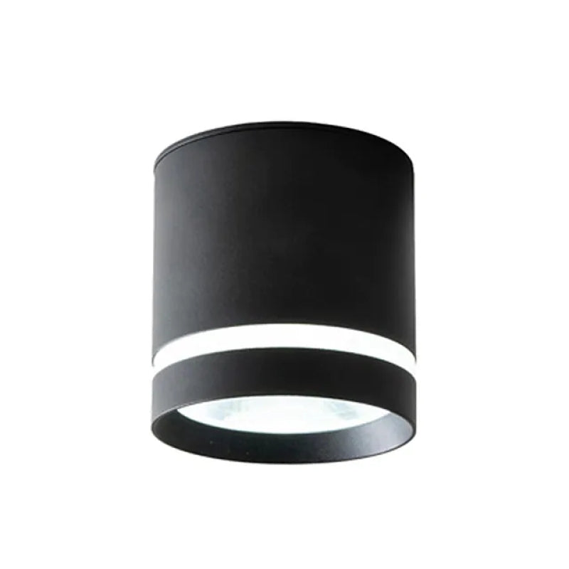 Jigapin Ceiling Light Mini Modern, White/Black, Bedroom/Living Room