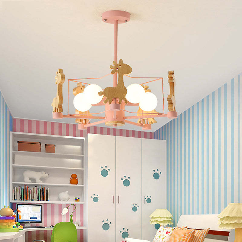 Vosabis Giraffes LED Flush Mount Ceiling Light