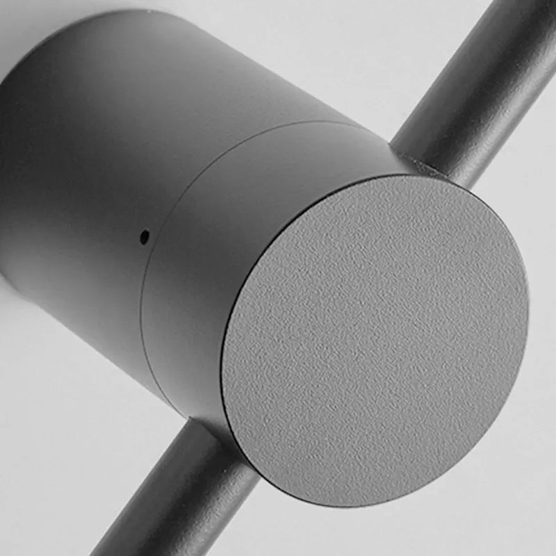 Ravel Minimalist Rotatable Linear Indoor Wall Lamp, Black-Neutral Decor