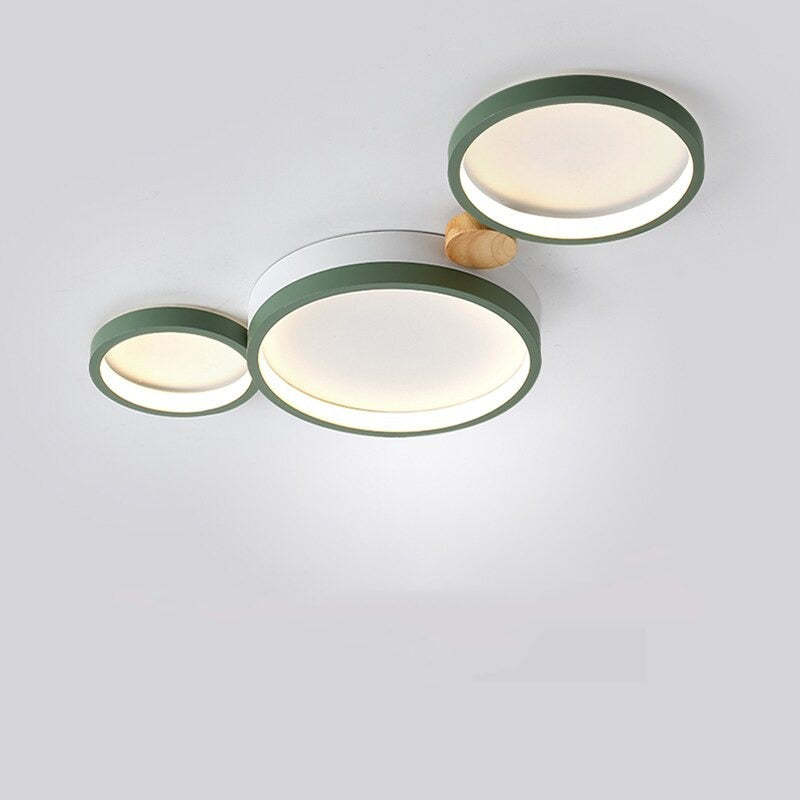 Famitok Round Flush Mount Ceiling Light 3 Colour 3/4/5/6/7 Heads