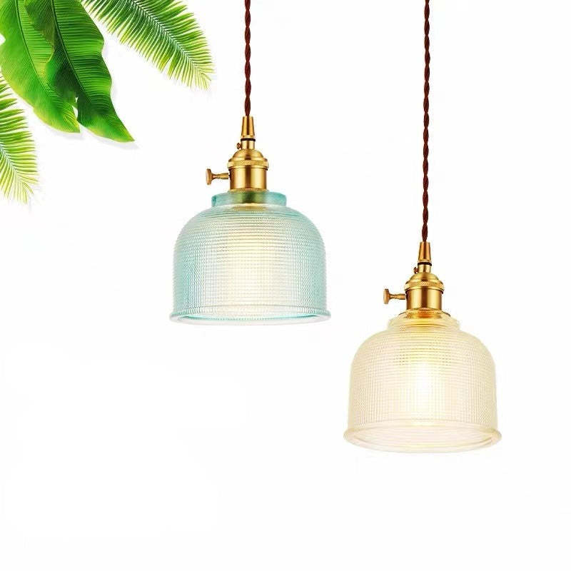 Juvoger Glass Art Deco Pendant Lights,Colorful