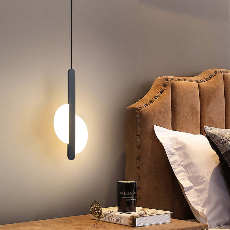 Kori Modern LED Pendant Light Black/White Living Room-Neutral Decor