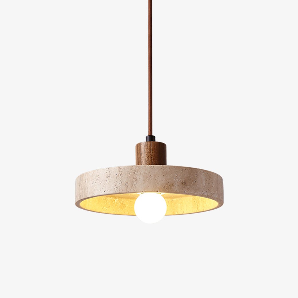 Evvynor Travertine Pendant Light