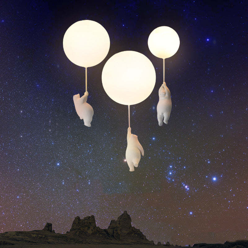 Seron Bear Balloon Ceiling /Pendant Light-Neutral Decor