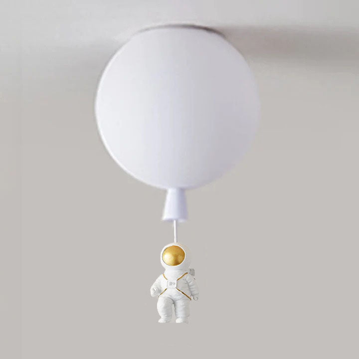 Fupogan Astronaut Balloon Flush Mount Ceiling Light, L 20/25/30/35cm