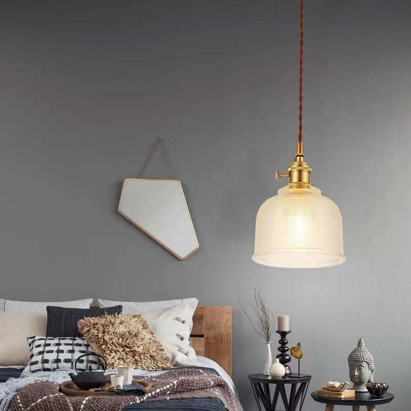 Juvoger Glass Art Deco Pendant Lights,Colorful