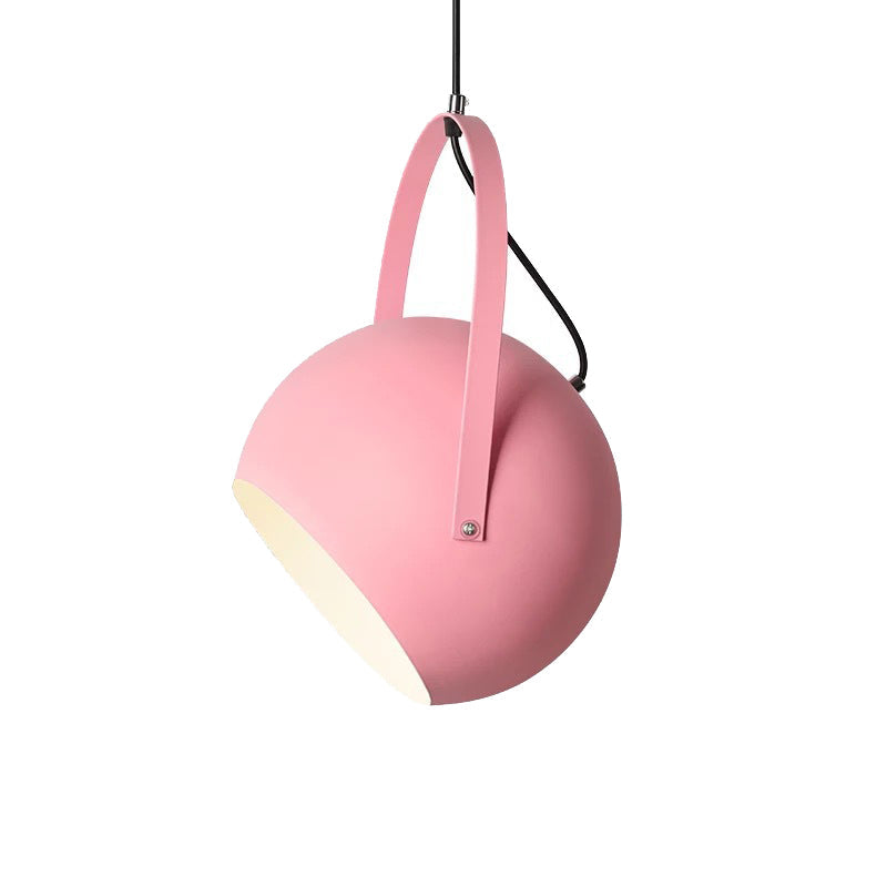 Gukugod Colorful Art Deco Pendant Light, Spherical, Bedroom