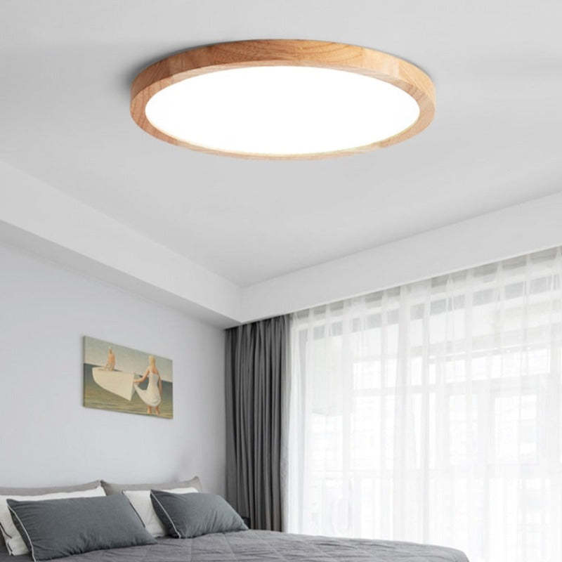 Orvix Ceiling Light Wood LED Minimalist-Neutral Decor