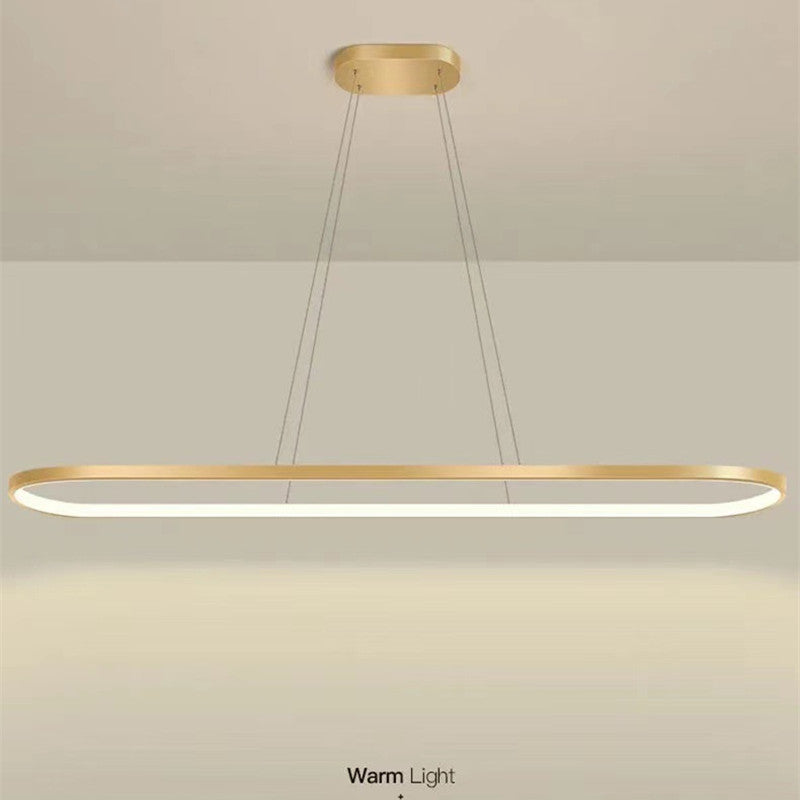 Avenor Minimalist Oval Interior Hanging Pendant Light-Neutral Decor