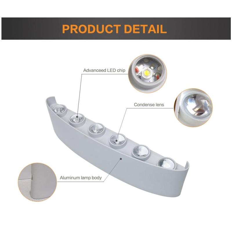 Nirex Wall Lamp Modern Rectangular Outdoor Water-wave-Neutral Decor