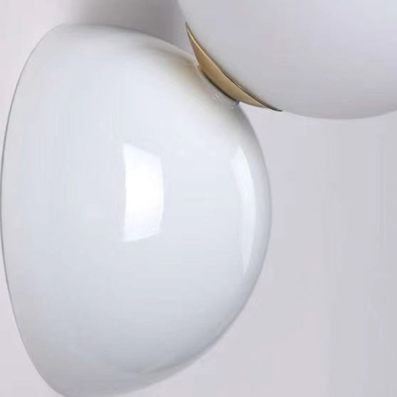 Kadebud Modern LED Indoor Wall Lamp Black White Metal Living Room