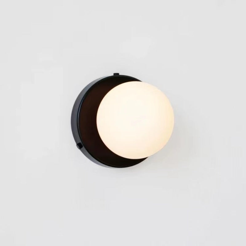 Velior Wall Lamp Round Globe Modern-Neutral Decor