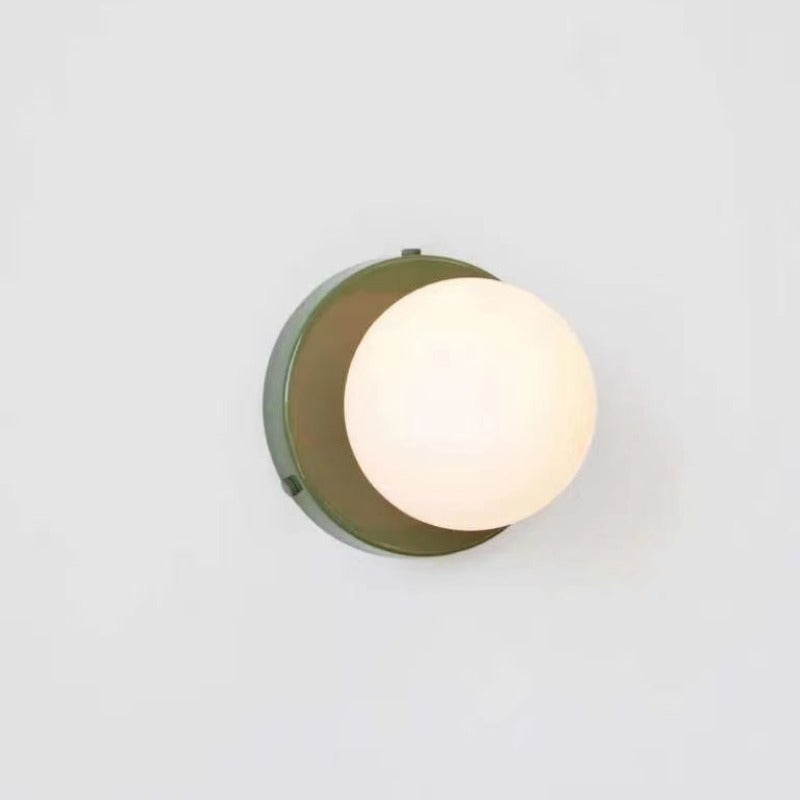 Velior Wall Lamp Round Globe Modern-Neutral Decor
