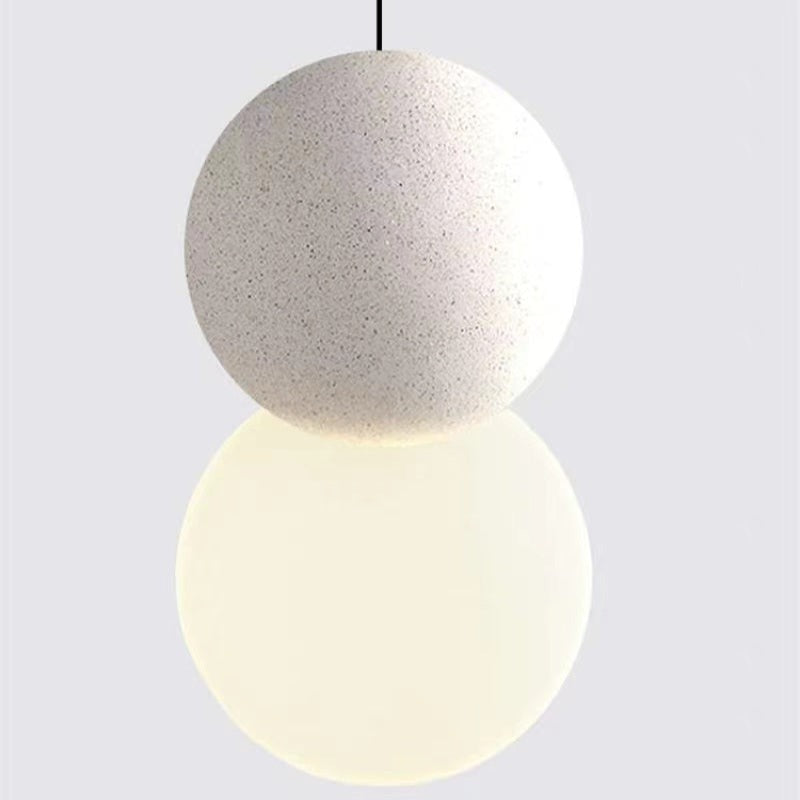 Jakuvom Modern LED Pendant Light Black Metal Bedroom Living Room