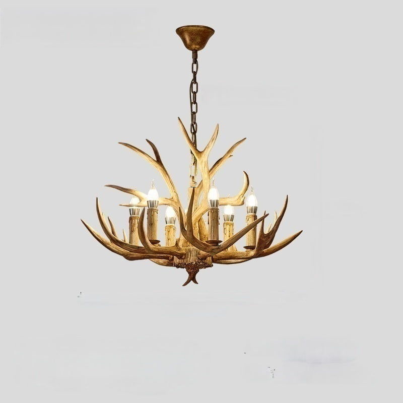Jasobaru Retro LED Pendant Light Wood Metal Bar/Dining Room/Living Room