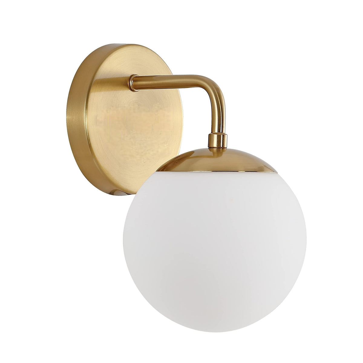 Casotamu Glass Indoor Wall Lamp French Bathroom Bedroom