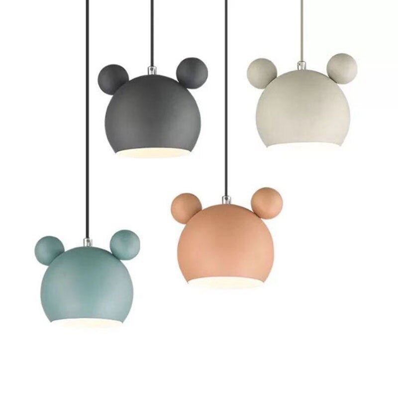 Jakerur Mouse Head Pendant Light, 5 Colour