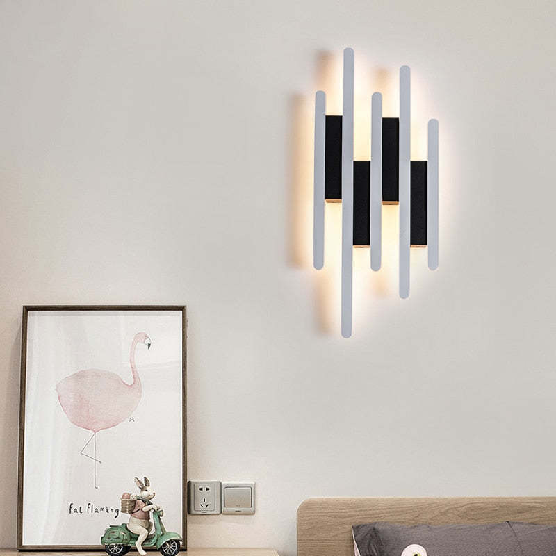 Bubemir Industrial Black & White Wall Lamp, 2 Styles