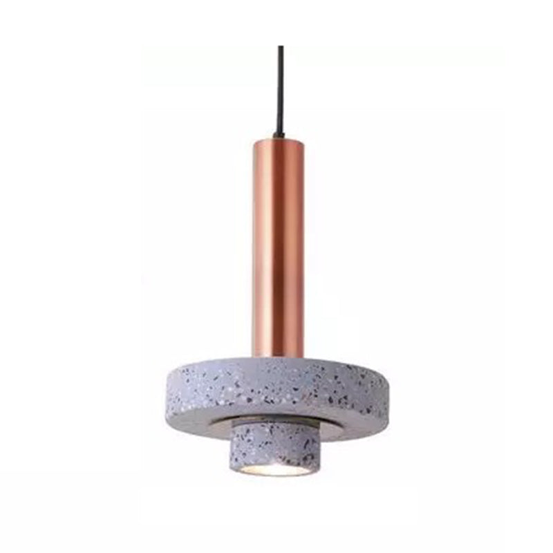 Fasekom Modern LED Art Deco Colorful Pendant Light, Terrazzo