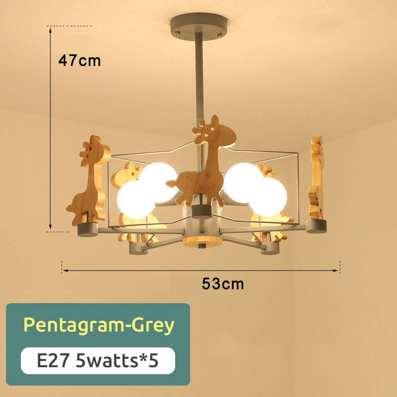 Vosabis Giraffes LED Flush Mount Ceiling Light