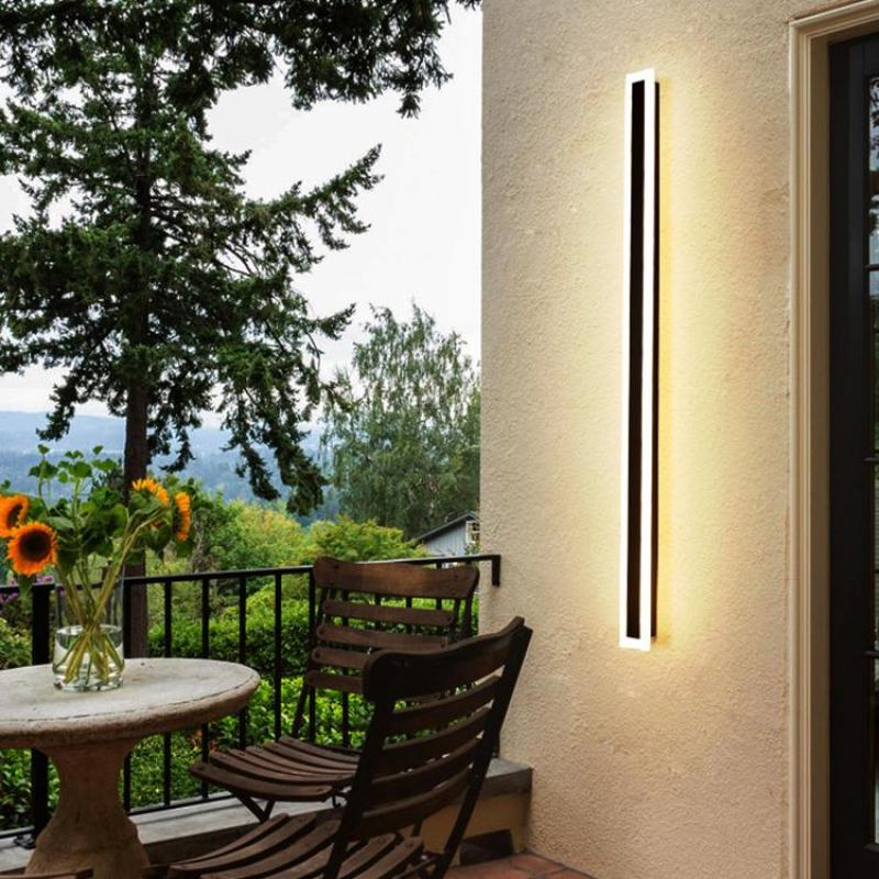 Virex Linear Outdoor Wall Lamp-Neutral Decor
