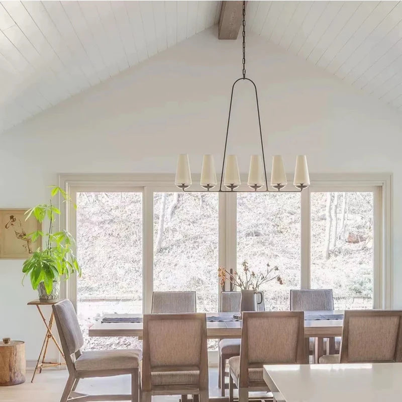 Warubis Vintage LED Chandeliers White Black Bedroom Kitchen