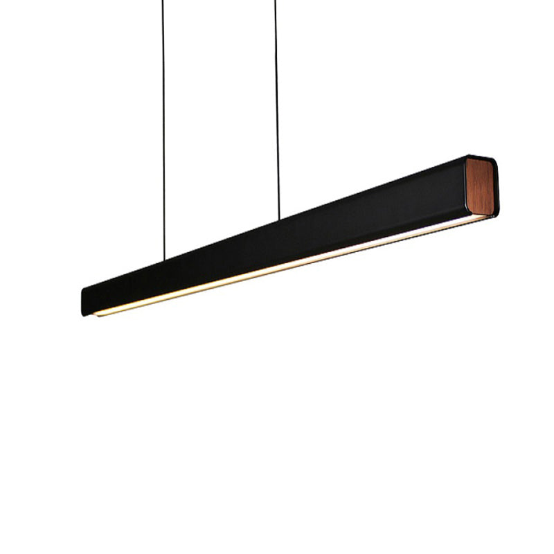Eron Minimalist Classic Black & White Linear Pendant Light-Neutral Decor