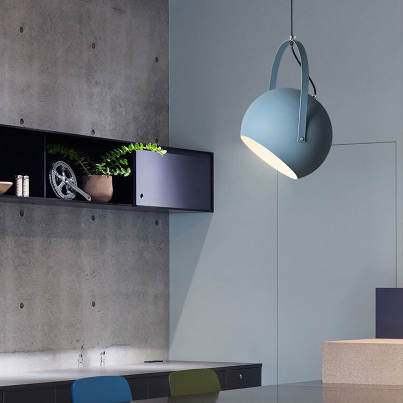 Gukugod Colorful Art Deco Pendant Light, Spherical, Bedroom