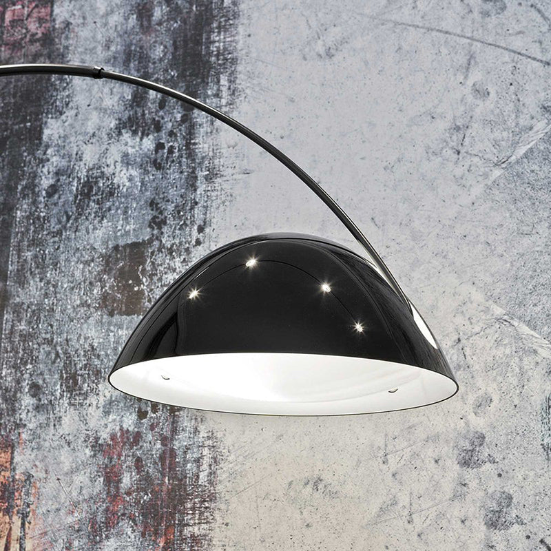 Gomedas Modrn Fishing Rod Metal Floor Lamp, Black