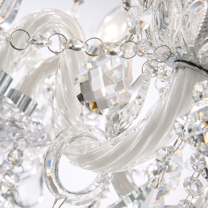 Kevasemu Chandelier French Crystal Living Room Dining Room