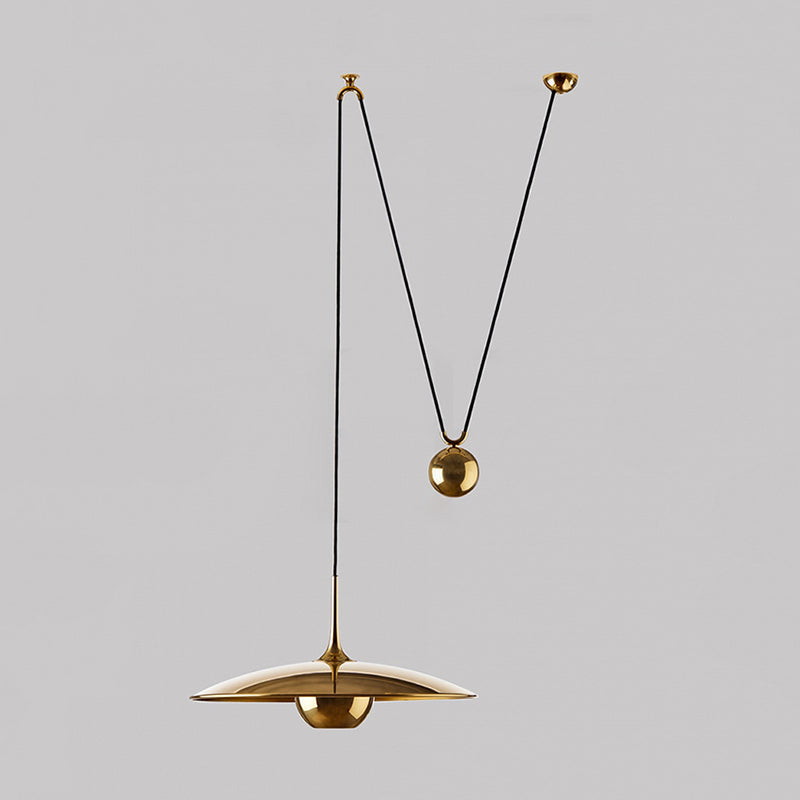 Kiren Minimalist Pendant Light, Gold-Neutral Decor